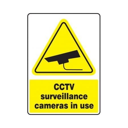 SAFETY SIGN CCTV SURVEILLANCE MSEC593VP